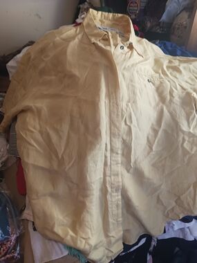 Light Yellow Button-Down Women's Shirt